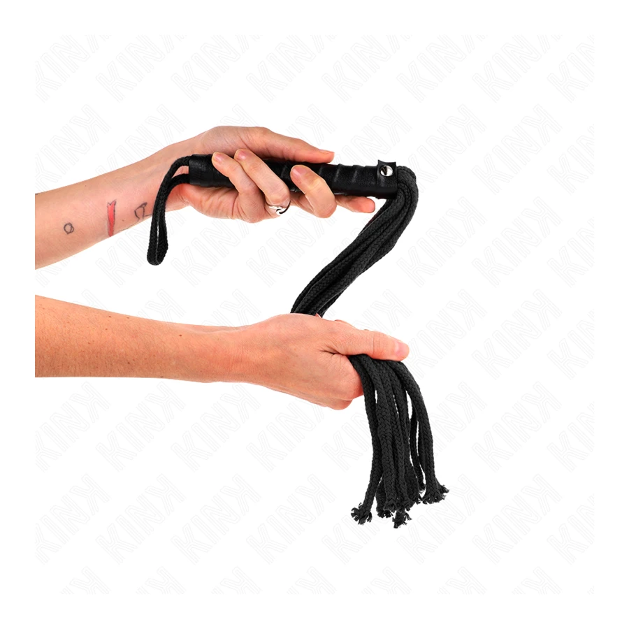 KINK - SCHWARZE SEILPEITSCHE 56 CM